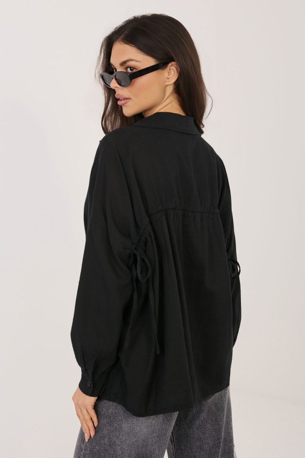 black Long sleeve shirt model 226476 Italy Moda