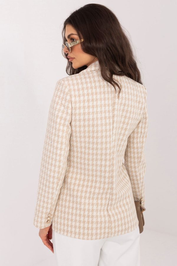 Beige Jacket in Jackets, Vests For Women with Polyester