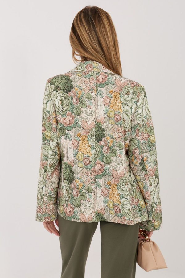 Green Jacket in Jackets, Vests For Women with Spandex and Polyester