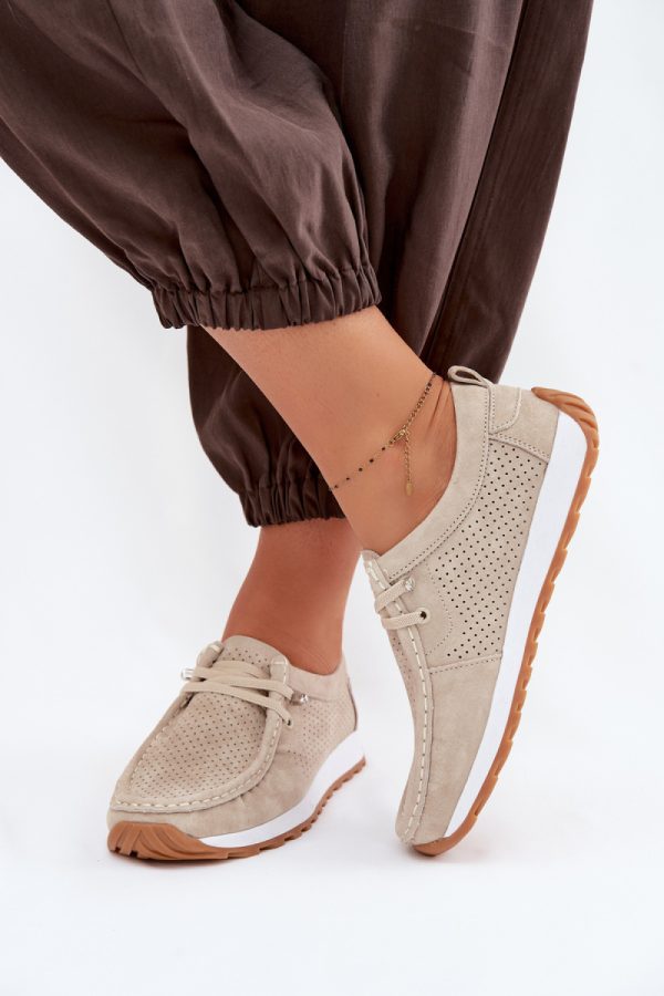 beige Half shoes model 226495 Step in style