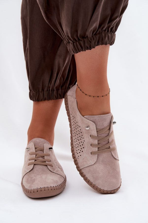 beige Half shoes model 226497 Step in style