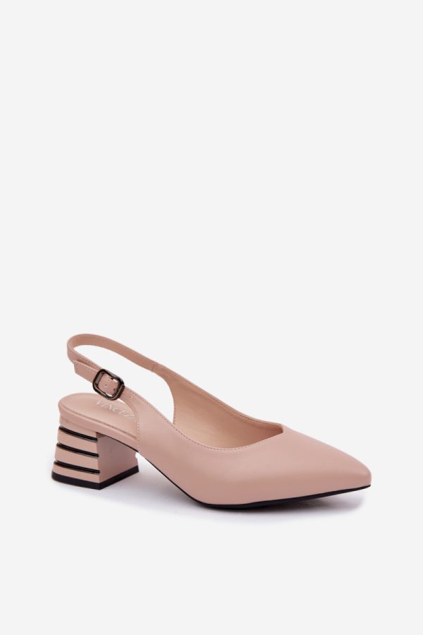 beige Heel sandals model 226500 Step in style