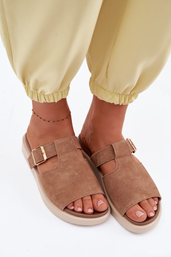 brown Platform sandals model 226519 Step in style