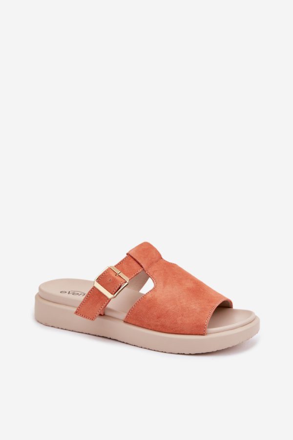 orange Platform sandals model 226520 Step in style