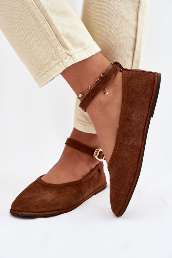 brown Ballet flats model 226540 Step in style