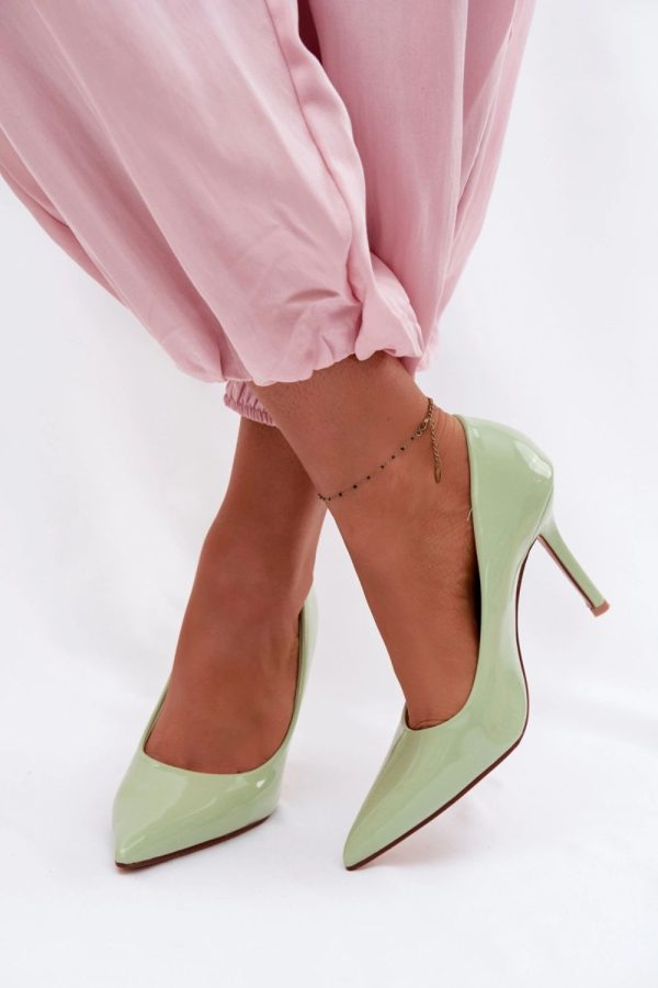 green High heels model 226546 Step in style