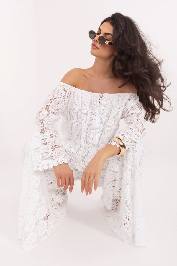 white Blouse model 226612 Italy Moda