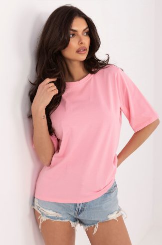 Pink T-shirt in Women`s Tops, T-shirts, Singlets with Cotton and Spandex