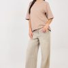 Beige T-shirt in Women`s Tops, T-shirts, Singlets with Cotton and Spandex