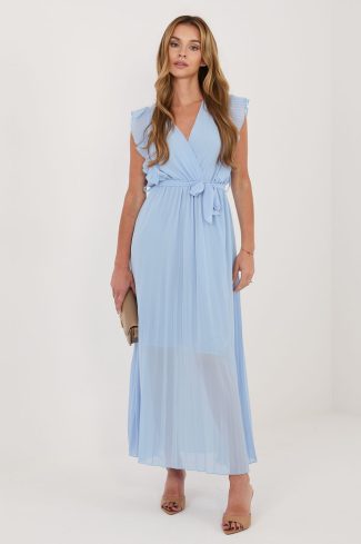 Blue Daydress in Day Dresses with Spandex, Polyester and Viscose