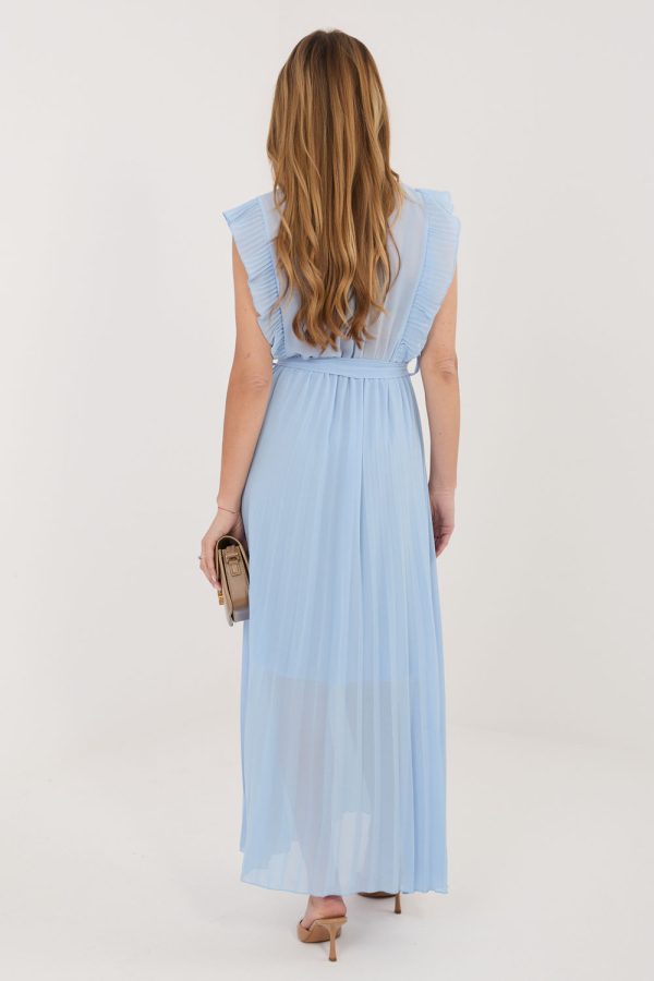 Blue Daydress in Day Dresses with Spandex, Polyester and Viscose