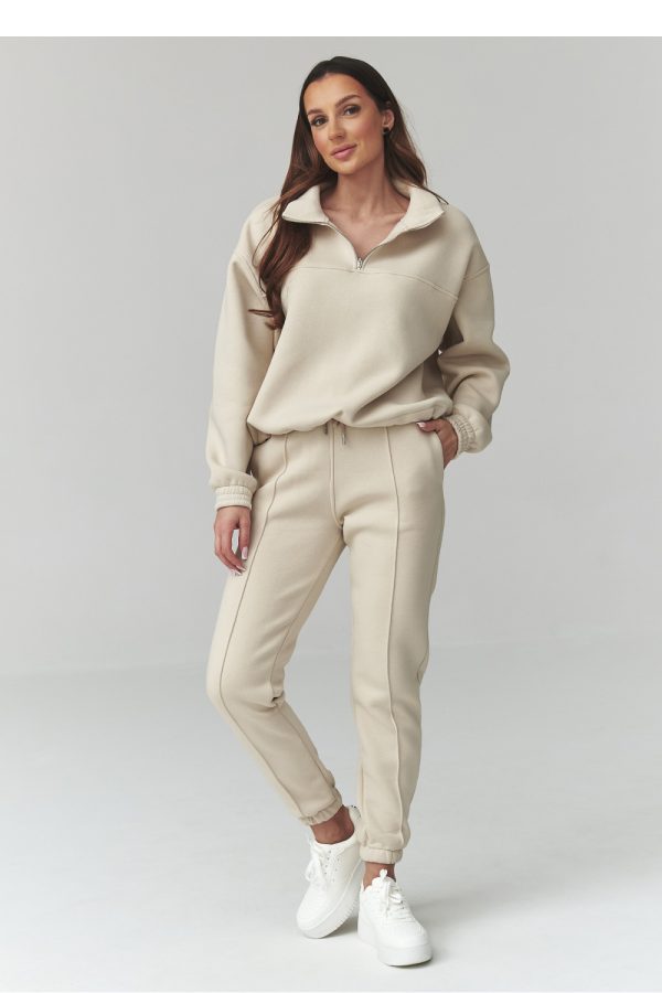 Beige Set.Cotton and Spandex