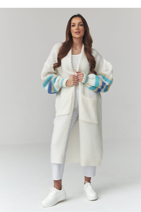 Beige Cardigan in Cardigans For Women, Ponchos with Acrylic, Polyamide, Polyester and Wool