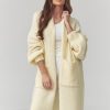 Yellow Cardigan in Cardigans For Women, Ponchos with Acrylic, Polyamide, Polyester and Wool
