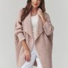 Pink Cardigan in Cardigans For Women, Ponchos with Acrylic, Polyamide, Polyester and Wool