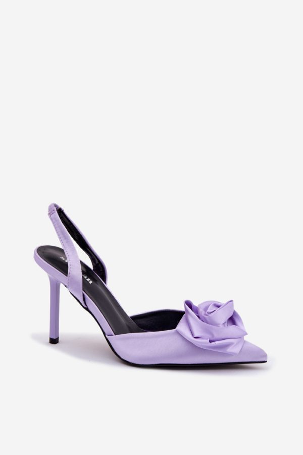violet Heel sandals model 226911 Step in style