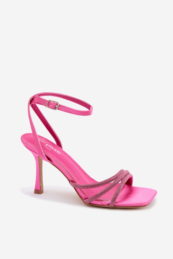 pink Heel sandals model 226921 Step in style
