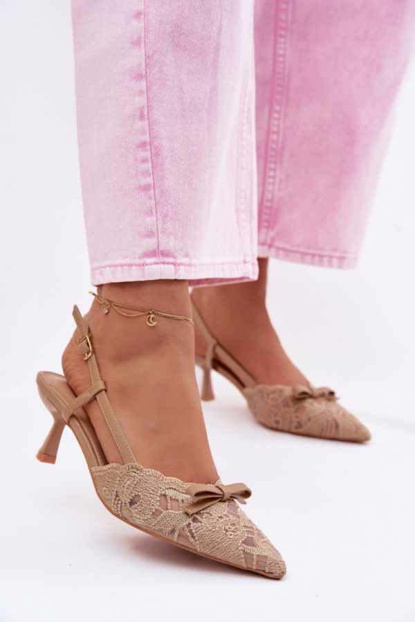 beige Heel sandals model 226924 Step in style