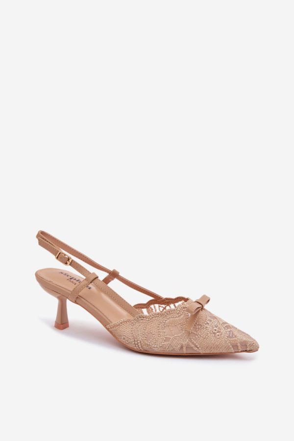 beige Heel sandals model 226924 Step in style