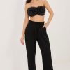 Black Tracksuit Trousers in Pants, Trousers, Shorts with Spandex and Viscose