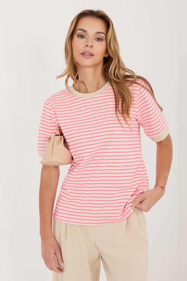 Beige T-shirt in Women`s Tops, T-shirts, Singlets with Cotton