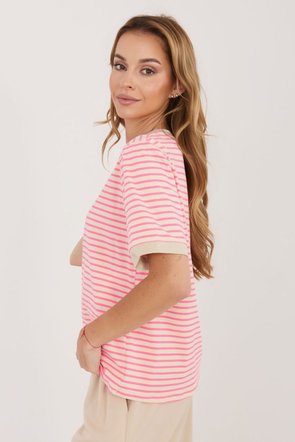 Beige T-shirt in Women`s Tops, T-shirts, Singlets with Cotton