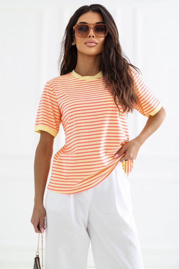 Yellow T-shirt in Women`s Tops, T-shirts, Singlets with Cotton