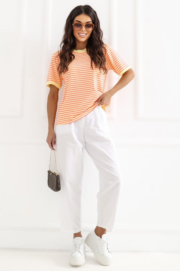 Yellow T-shirt in Women`s Tops, T-shirts, Singlets with Cotton