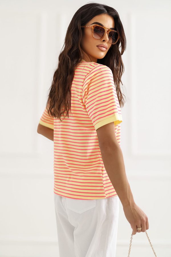 Yellow T-shirt in Women`s Tops, T-shirts, Singlets with Cotton