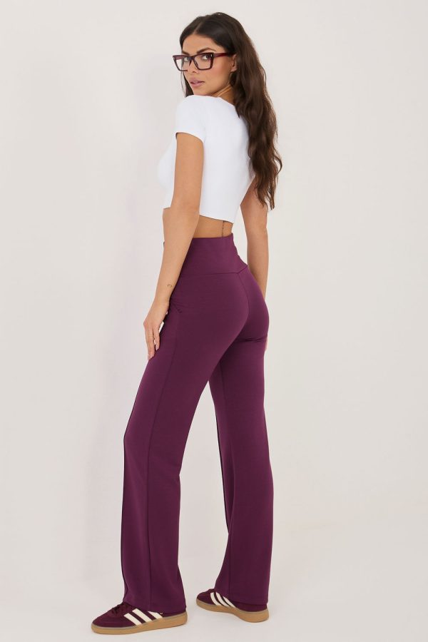 Violet Tracksuit Trousers in Pants, Trousers, Shorts with Spandex and Viscose