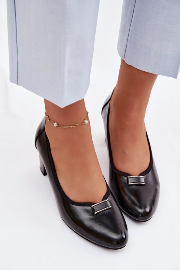 black Block heel pumps model 227171 Step in style