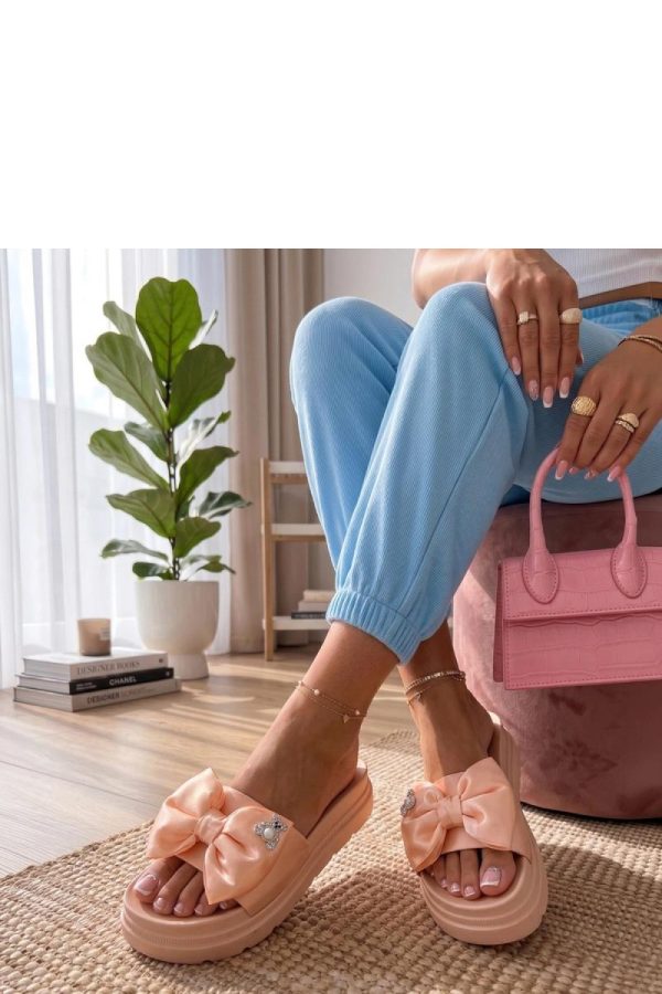 Pink Platform Sandals....Fabric, Footbed and Platform Height