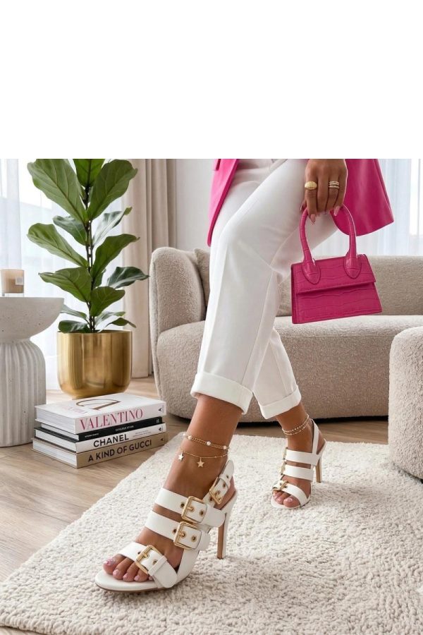 white Heel sandals model 227279 Solea