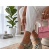 green Espadrille model 227289 Solea