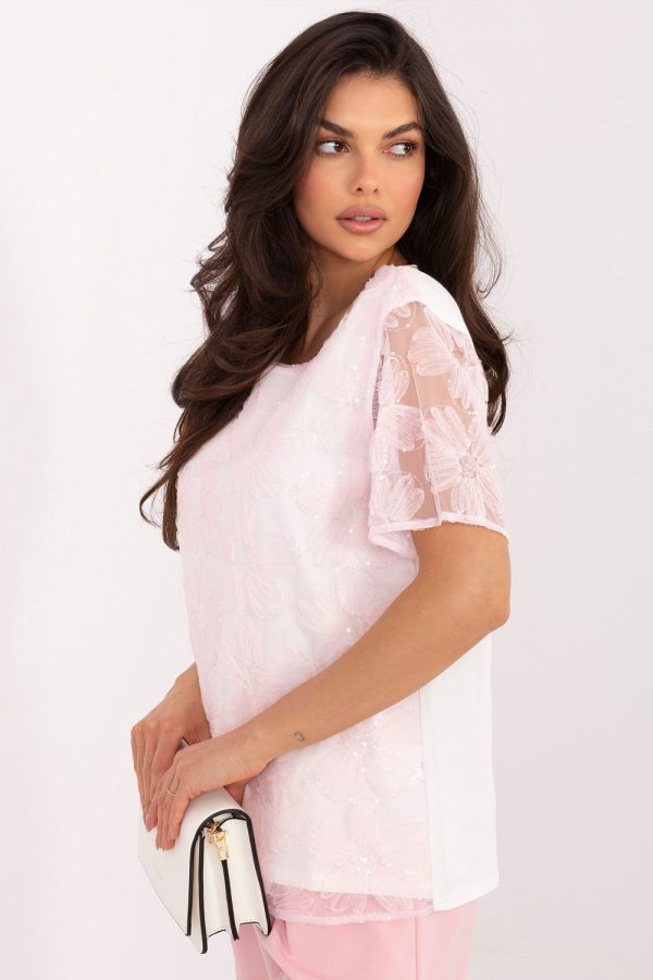 pink Blouse model 227317 Lakerta