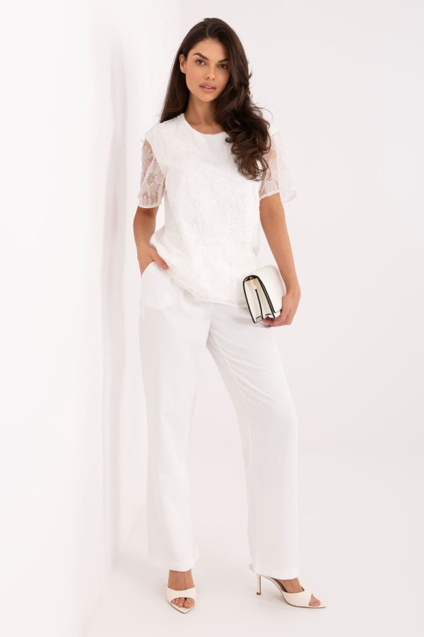 white Blouse model 227319 Lakerta