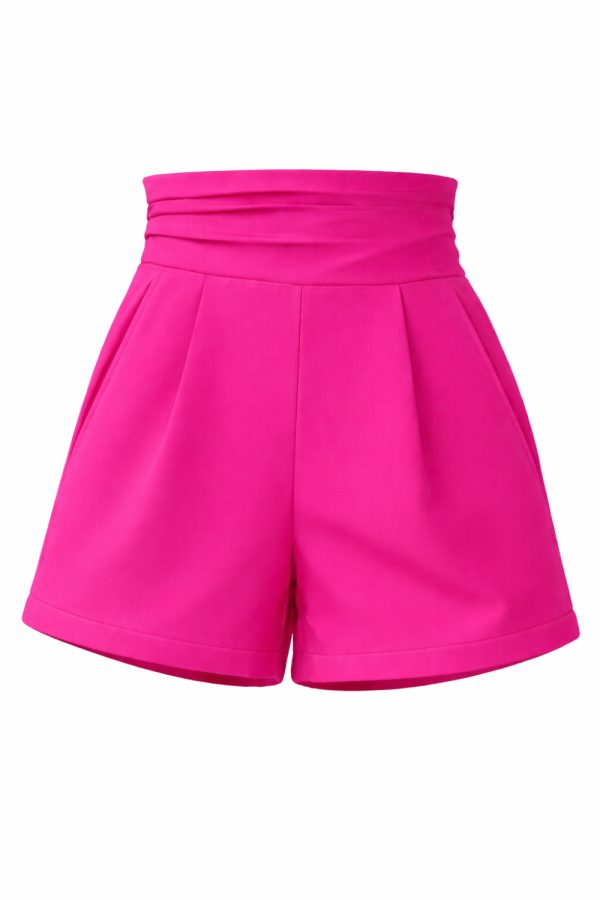 Violet Shorts in Shorts For Women, Crop Pants with Spandex and Viscose