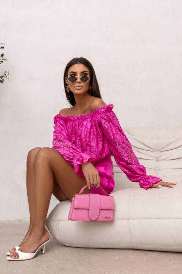 Violet Blouse in Women`s Blouses, Tunics with Spandex and Viscose