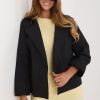Black Coat in Women`s Coats, Jackets with Polyester