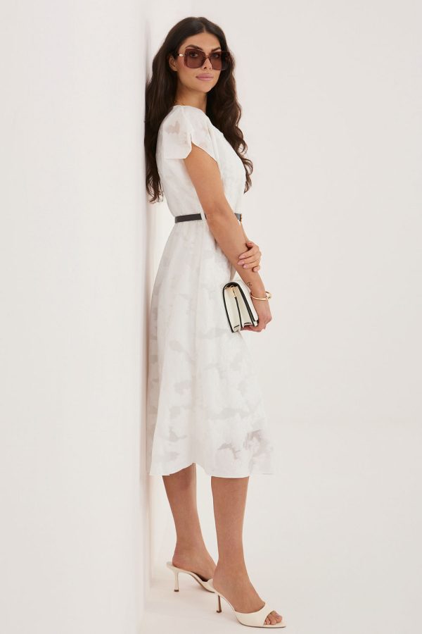 White Cocktail Dress in Formal Dresses, Cocktail Dresses with Lyocel and Polyester