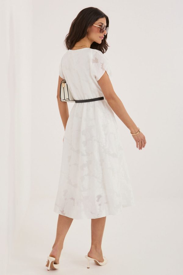 White Cocktail Dress in Formal Dresses, Cocktail Dresses with Lyocel and Polyester