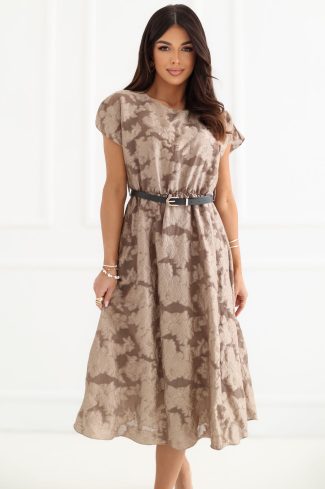 Beige Cocktail Dress in Formal Dresses, Cocktail Dresses with Lyocel and Polyester