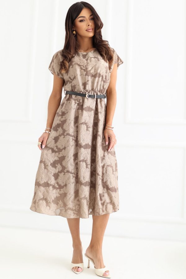 Beige Cocktail Dress in Formal Dresses, Cocktail Dresses with Lyocel and Polyester
