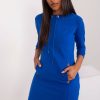 Blue Daydress in Day Dresses with Cotton and Spandex