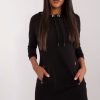 Black Daydress in Day Dresses with Cotton and Spandex