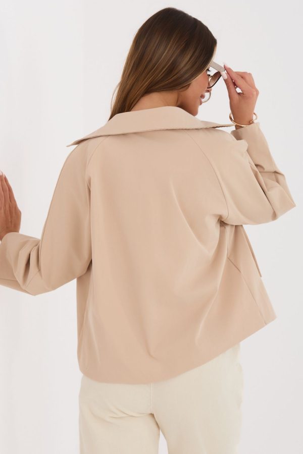 Brown Coat in Women`s Coats, Jackets with Polyester