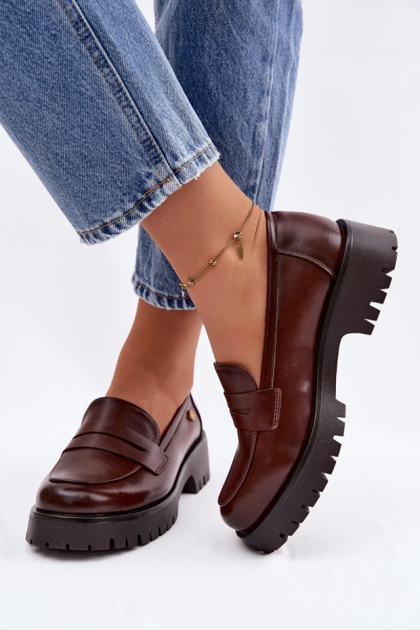 brown Mocassin model 227401 Step in style