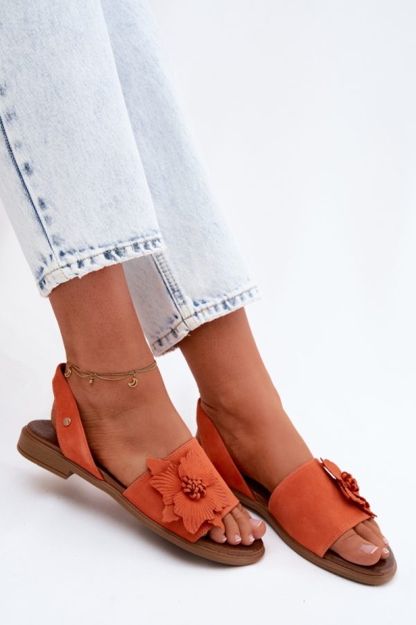 orange Sandals model 227423 Step in style