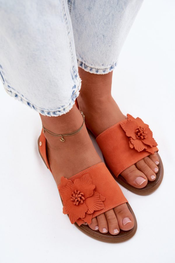 orange Sandals model 227423 Step in style