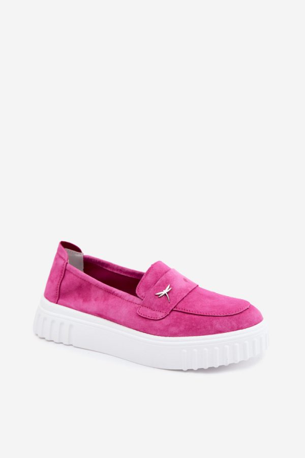 Pink Platform Shoes.Fabric, Footbed, Upper Height and Platform Height